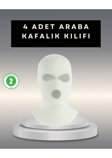 Araba Koltuk Başlık Kılıfı 4’lü Paket Eğlenceli ve Koruyucu