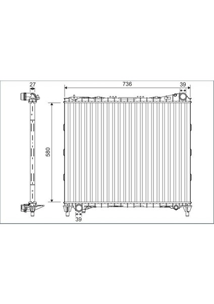 Motor Su Radyatoru Land Rover Range Rover L405 L494