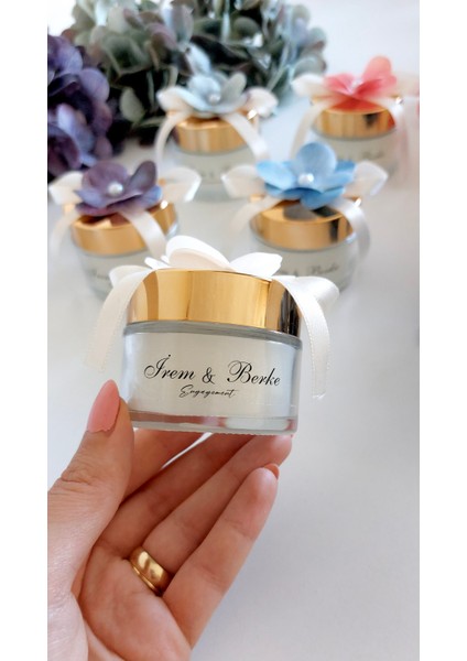 25 Adet Gold Kapaklı Cam Mum Hediyelik – Nişan, Söz, Nikah, Doğum Günü ve Özel Günler Için Şık Tasarım