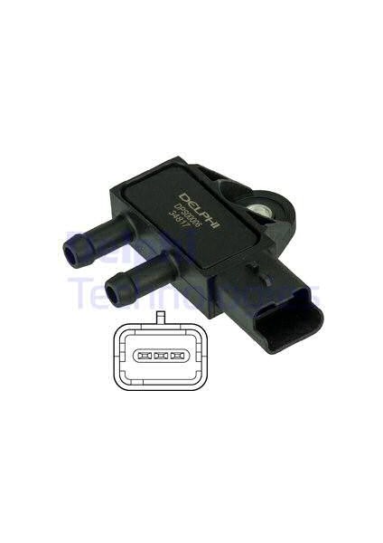 Fap Kaptörü Egsoz Basınç Sensörü Vıvaro C-ZAFIRA-P207-P208-P301-P307-P308-P508-P2008-MINI R55 R56 P3008-P5008-BOXER-JUMPER-PARTNER-BERLINGO-C-ELYSEE-C2-C3-C4-C5-JUMPY-DS4-DS5 1.4-1.6-2.0-2.2 Hdı Dth