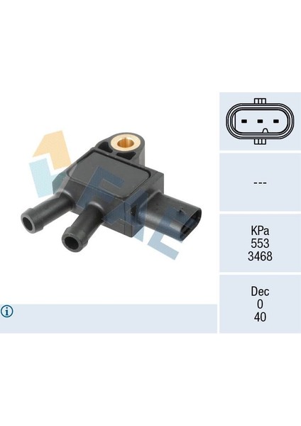 Egzoz Basınc Sensoru Mercedes OM654 OM656 W177 V177 C118 H247
