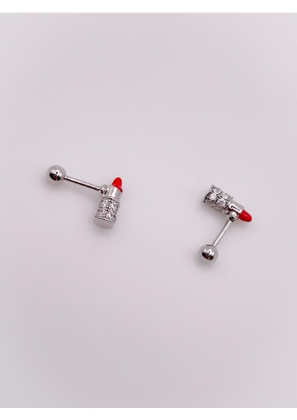 Cerrrahi Çelik Piercing ( Pirsing ) Ruj Figürlü Tragus Helix Piercing (1ADET) indirimleri