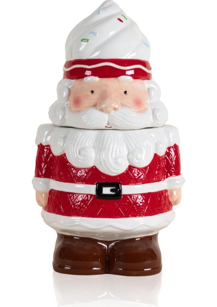 Yılbaşı Kurabiye Kavanozu 16X15X28 cm