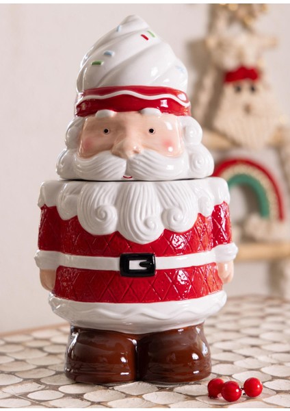 Yılbaşı Kurabiye Kavanozu 16X15X28 cm fiyatları