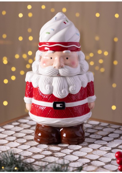 Yılbaşı Kurabiye Kavanozu 16X15X28 cm fırsatları