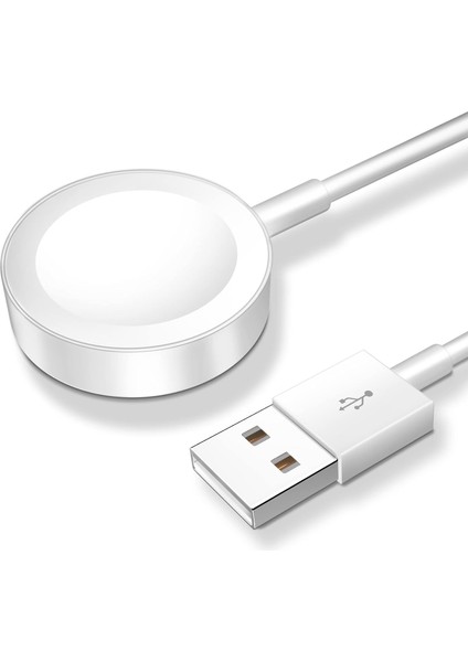 USB Şarj Kablosu Apple Watch Serisi Için Uyumlu A +Kalite Taşınabilir Manyetik 1 Metre