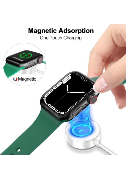 USB Şarj Kablosu Apple Watch Serisi Için Uyumlu A +Kalite Taşınabilir Manyetik 1 Metre modelleri
