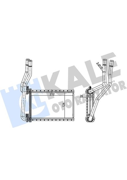 Kalorifer Radyatörü Suzukı Sx4 1.6l M16A RW415 05- 1.6l D16AA AKK416D 14- / Swıft 1.3l 1.5l M13A M 15A RS413 RS415 Macar 05- 1.2l K12B AZG412 12- / Fıat Sedıcı 06- - Aleminyum