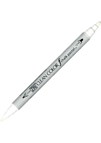 Clean Color F Çift Uçlu Kalem 000 Pastel White