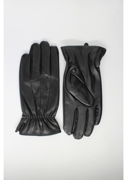 Erkek Deri Eldiven Dokunmatik Ekran Uyumlu