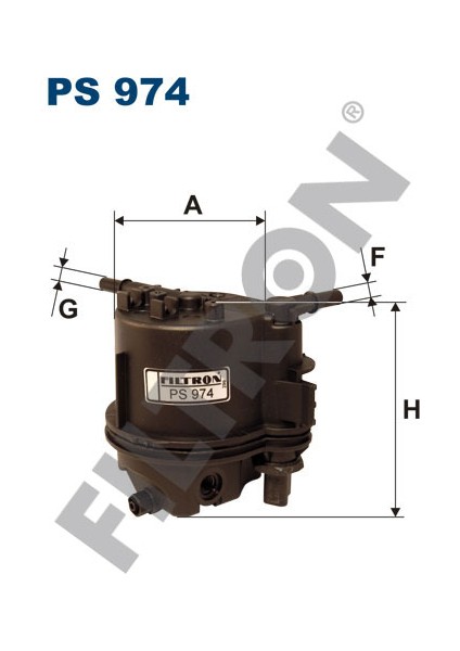 Yakıt Filtresi BIPPER-NEMO-P307-P207-P206-C3-C2 1.4 Hdı-Fusıon-Fıesta 1.4tdcı