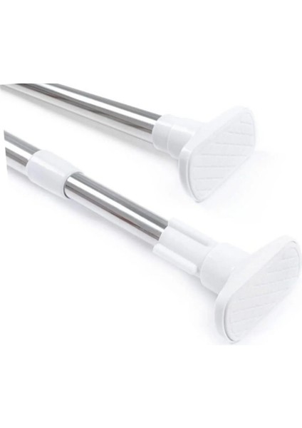 2 Metre Uzayan Teleskopik Boru Askılık Ayaklı, Modern Gri Tasarım, Yer Kazandıran Organizer fırsatları