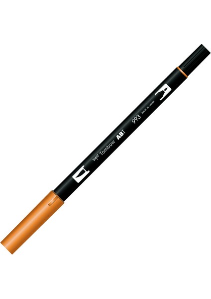 Dual Brush Pen Grafik Çizim Kalemi 993 Chrome Orange