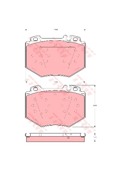 Fren Balatası On Mercedes S-Class W220 98 05