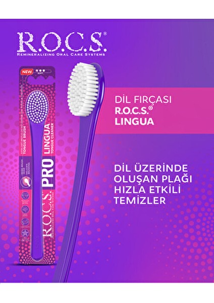 Pro Lıngua Yumuşak Kıllı Dil Fırçası Mor Renk 1 Adet Geniş Temizleme Alanı modelleri