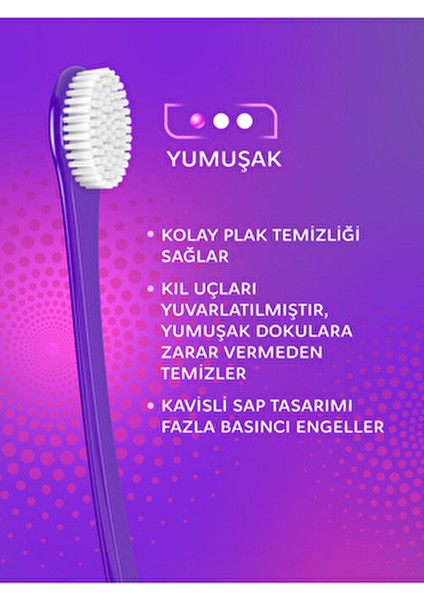 Pro Lıngua Yumuşak Kıllı Dil Fırçası Mor Renk 1 Adet Geniş Temizleme Alanı indirimleri