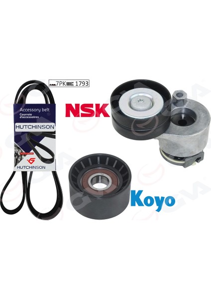 Alternatör Gergi Kiti Kütüklü Master Iı 1.9-2.5 Dci 02 Laguna Iı 1.9 Dci-2.0 16V 02 K017PK1793