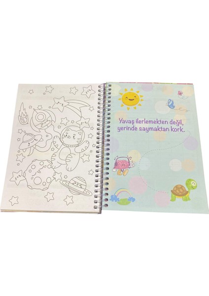 Zamansız Haftalık Planlayıcı , Tarihsiz Ajanda , Süresiz Ajanda , Stickerlı Spiralli Sert Kapak fiyatları