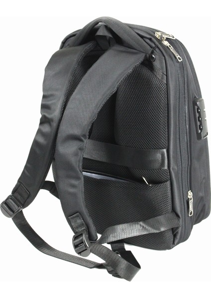 S24138 Polyester Laptop/sırt Çantası Siyah - Mavi indirimleri