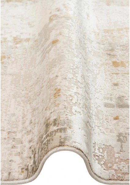 Franko Fs 34 Cream Beige viskon & Akrilik Yüksek Dokulu Modern Salon Halısı modelleri