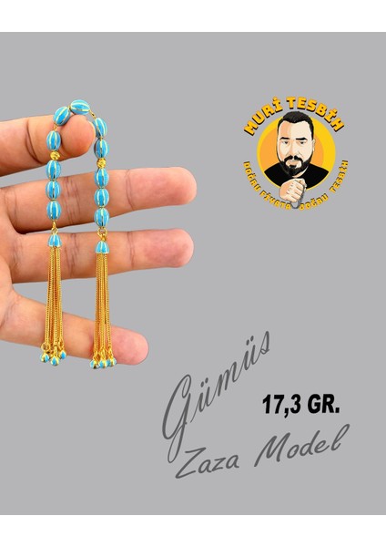 17,3 gr Özel Tasarım Gümüş Zaza Model