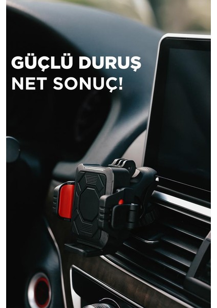 JX-063 Siyah Plastik Motosiklet Sabitleyici 360° Döner Telefon Tutucu modelleri