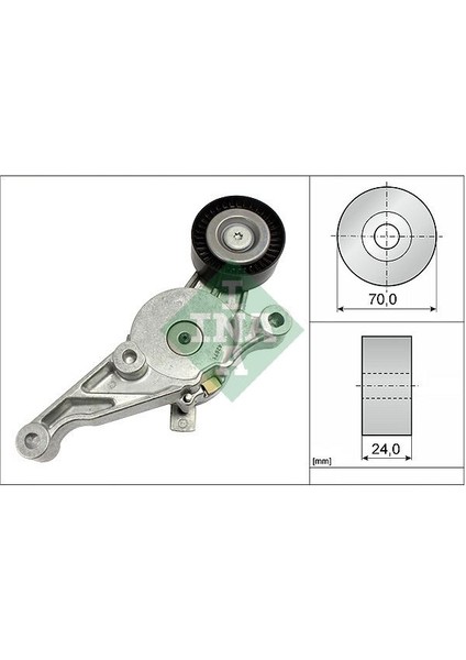 Alternatör Gergi Rulmanı Kütüklü Caddy-T5-Golf5-Jetta-Passat 1.9-2.0 Tdı Axb-Bjb-Bkc-Bls-Bxe
