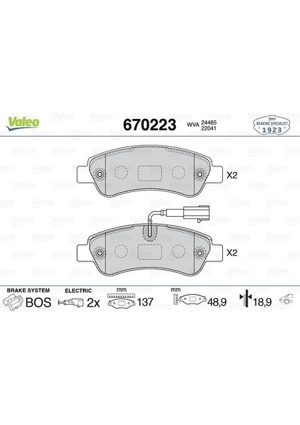 Arka Fren Balatası Fişli Boxer-Jumper-Ducato 06