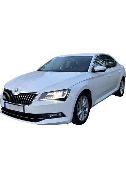 Skoda Superb B8 Krom Ön Tampon Çıtası 3 Parça 2015-2019 Arası fırsatları