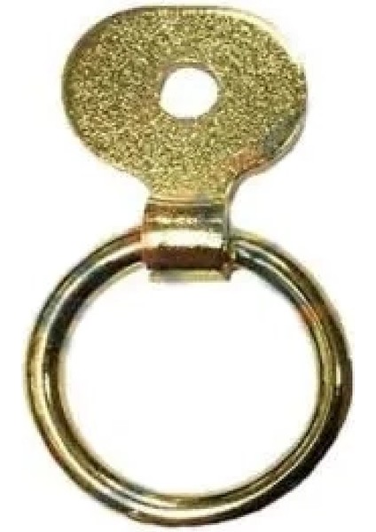 Halkalı Tablo, Çerçeve Askısı, Küçük, 15X28MM, Sarı - 100 Adet