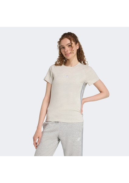 Hol Kadın Bej T-Shirt.-