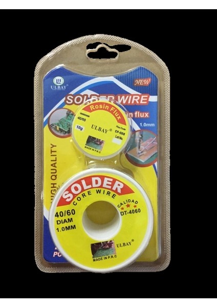Solder Wire+Rosin Lehim Teli ve Pastası 2li Set