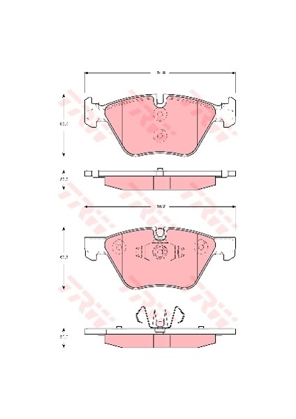 Fren Balatası On Bmw E81 E82 E87 E88 E90 E92 E93