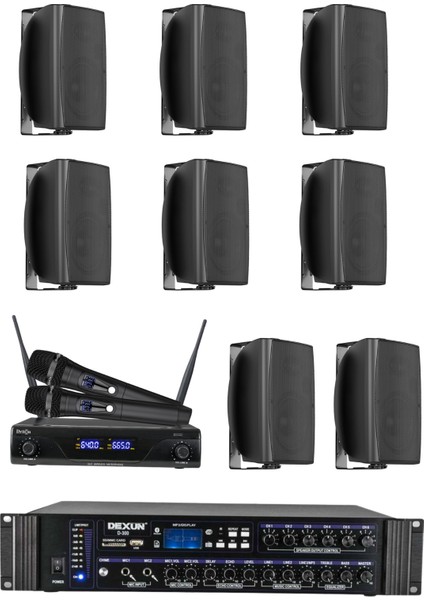 Drt-6 Sütun Hoparlör Mağaza Dükkan Kafe Seslendirme ve Okul Anons Sistemi fiyatları