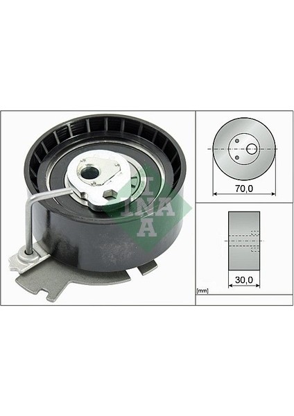 Eksantrik Gergi Rulmanı P206-207-307 1.6 16V 00- -Partner 1.6 08- -C2-C3-C4 1.6 16V-BERLINGO 1.6