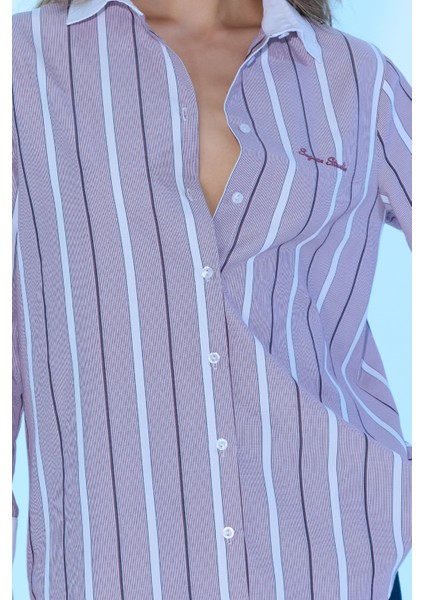 Studio SS6061 Bordo Gömlek fiyatları