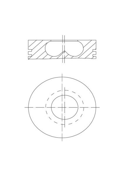 Motor Piston Segman 0.40 Ducato-Master-Movano-Boxer 2.8 Td 94.80 3X2X2.5