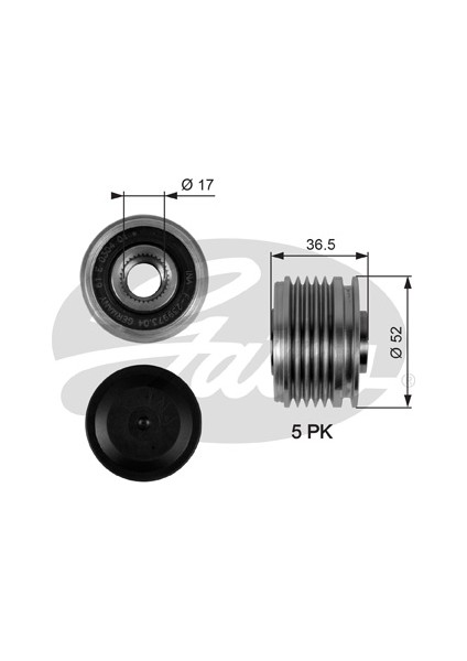 Alternator Kasnagı Mercedes W169 W245