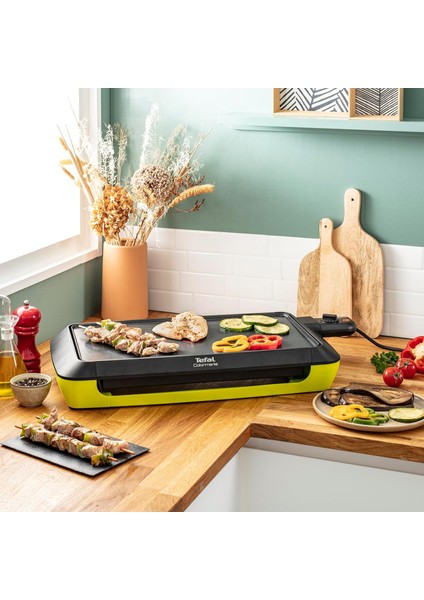 Colormania Elektrikli Plancha Izgara | 2000W, 8 Kişilik, Yapışmaz Kaplama -Fransa Üretimi indirimleri