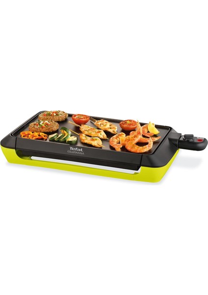 Colormania Elektrikli Plancha Izgara | 2000W, 8 Kişilik, Yapışmaz Kaplama -Fransa Üretimi