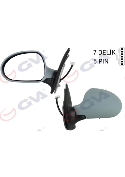 Dış Dikiz Aynası Sol Albea 06 Elektrikli Astarlı Konveks