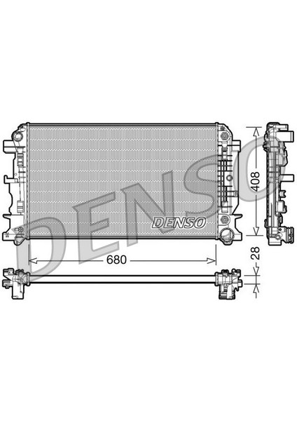 Motor Su Radyatoru Mercedes Sprınter B906 06> Otomatık Sanzıman