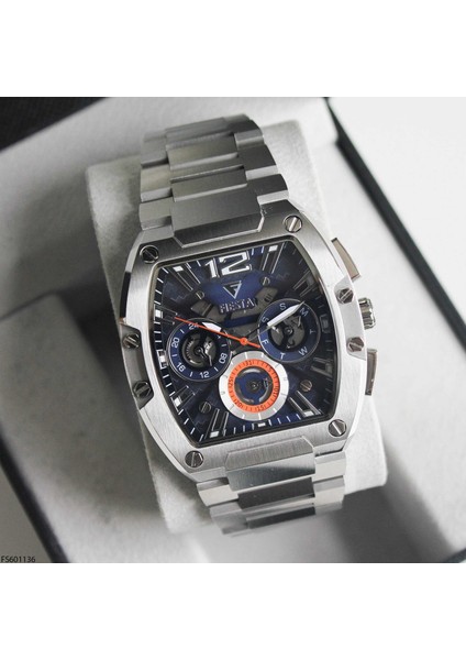 FS601136 Çelik Kordonlu Erkek Kol Saati