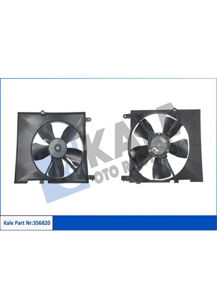 Fan Grubu Chevrolet Aveo-Kalos-Daewoo Kalos 1.4 02 300W 12V Davlumbazlı 95536522-96536666