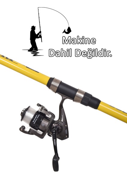 Malibu 390 cm 100-200 gr Karbon Surf Olta Kamışı Olta Sarı fırsatları