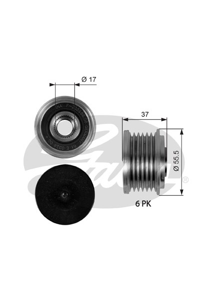 Alternator Kasnagı Mercedes W203 CL203 C209 W204 W211 W220
