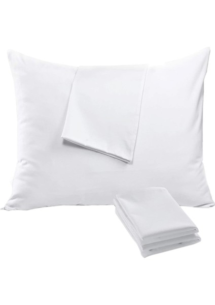 4 Adet Beyaz Yastık Yüzü Yastık Kılıfı fiyatları