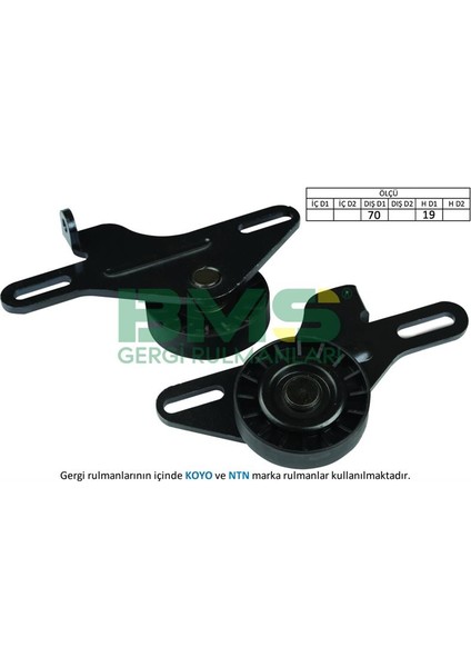 Alternatör Gergi Rulmanı Clıo Iı 1.4-1.6 98-05 -Kangoo 1.4 97- -Exp 1.4 97-