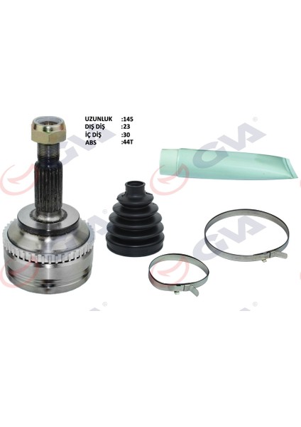 Aks Kafası Dış Ön Clıo Symbol Thalıa 1.5 Dci 08- Absl Li 44DİŞ 23X30X57.5 145MM