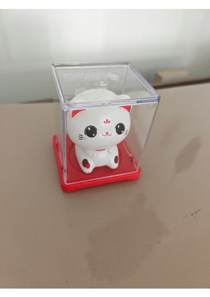 Kafa Sallayan Kedi Güneş Enerjili